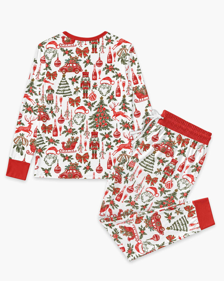 A Very Vintage Christmas Bamboo Women Pajama Set