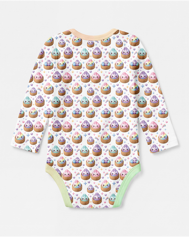 Cute Glitter Dumpling Bamboo Bodysuit