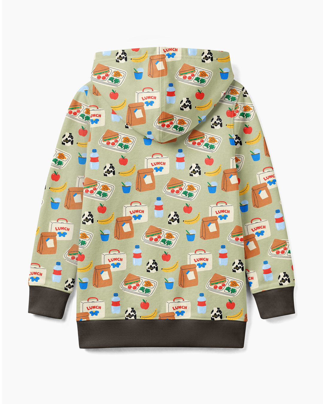 Happy School Lunch Bamboo Zip Hoodie