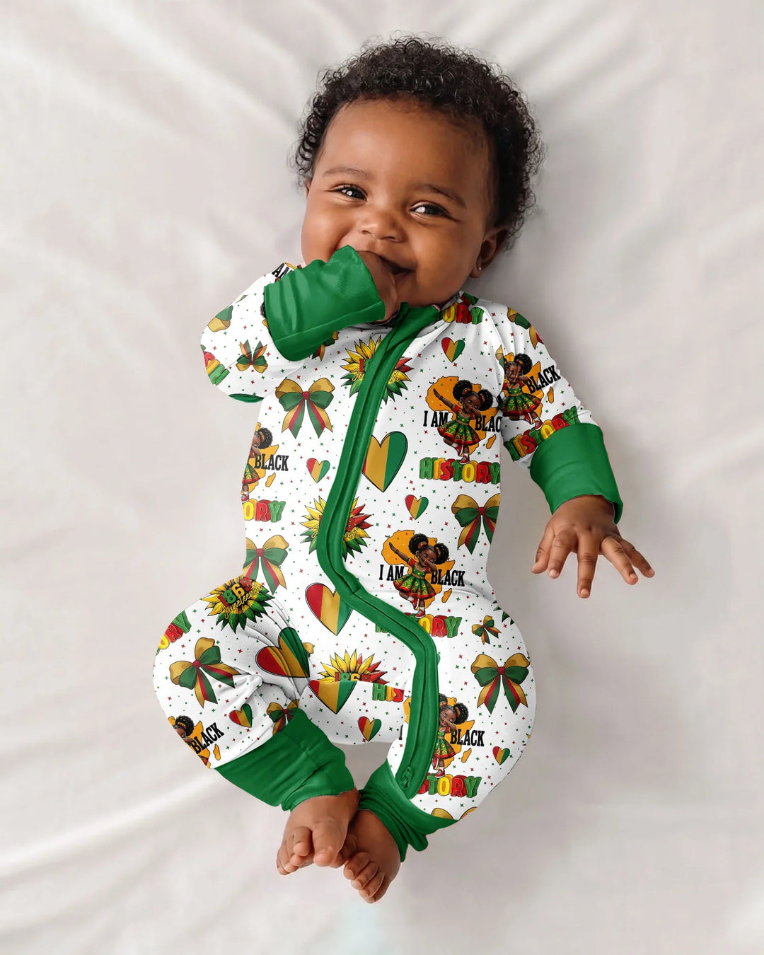 Juneteenth Girl I Am Black History Bamboo Convertible Zippy