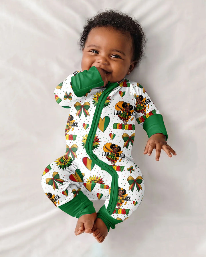 Juneteenth Girl I Am Black History Bamboo Convertible Zippy