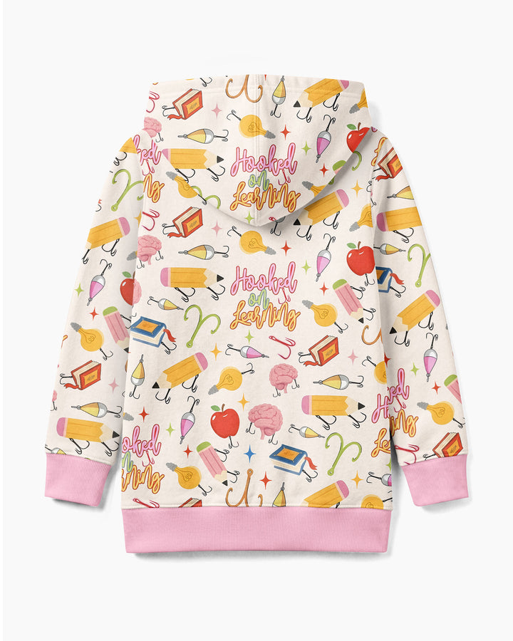 Hooked on Learning Bamboo Zip Hoodie