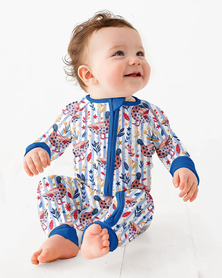 Patriotic Mallard Duck Bamboo Convertible Zippy