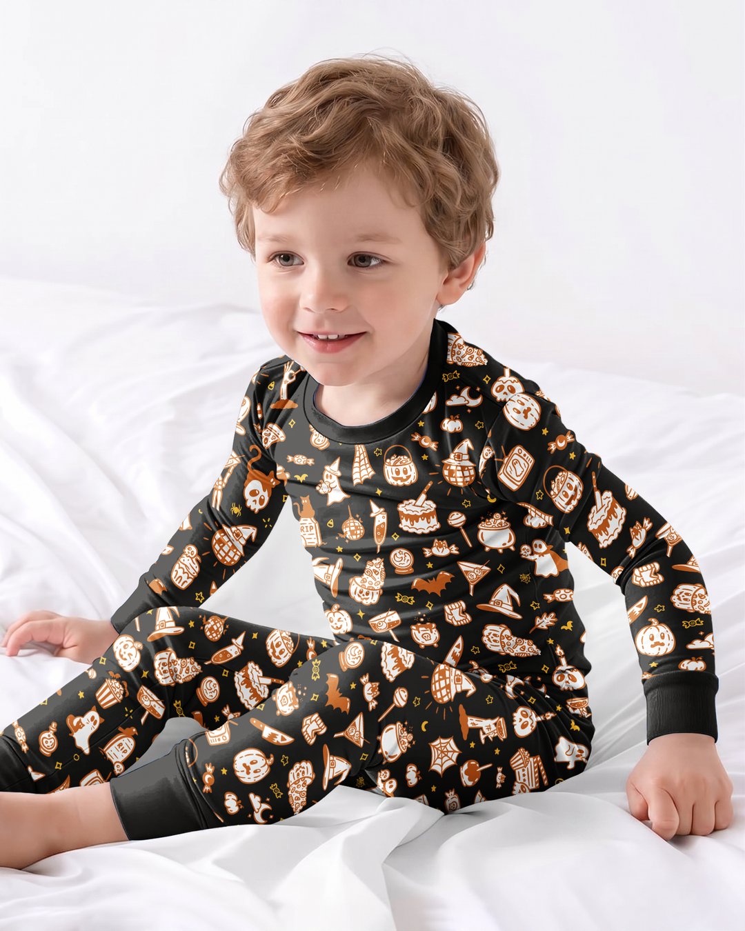 Template Bamboo Two Piece Long Sleeve Pyjamas Set