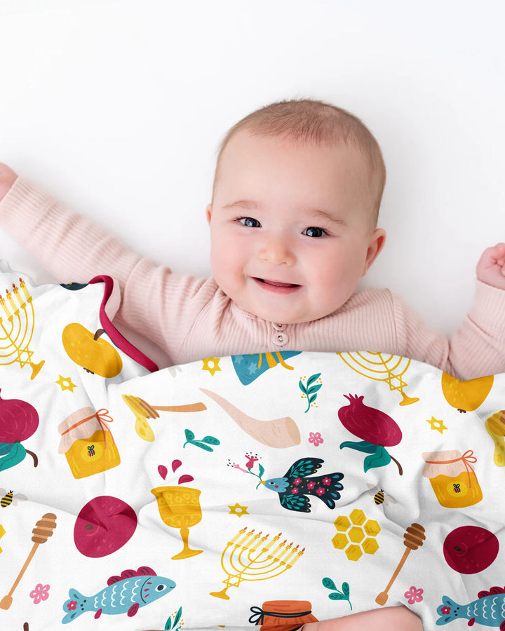 Shanah Tovah Party Bamboo Blanket