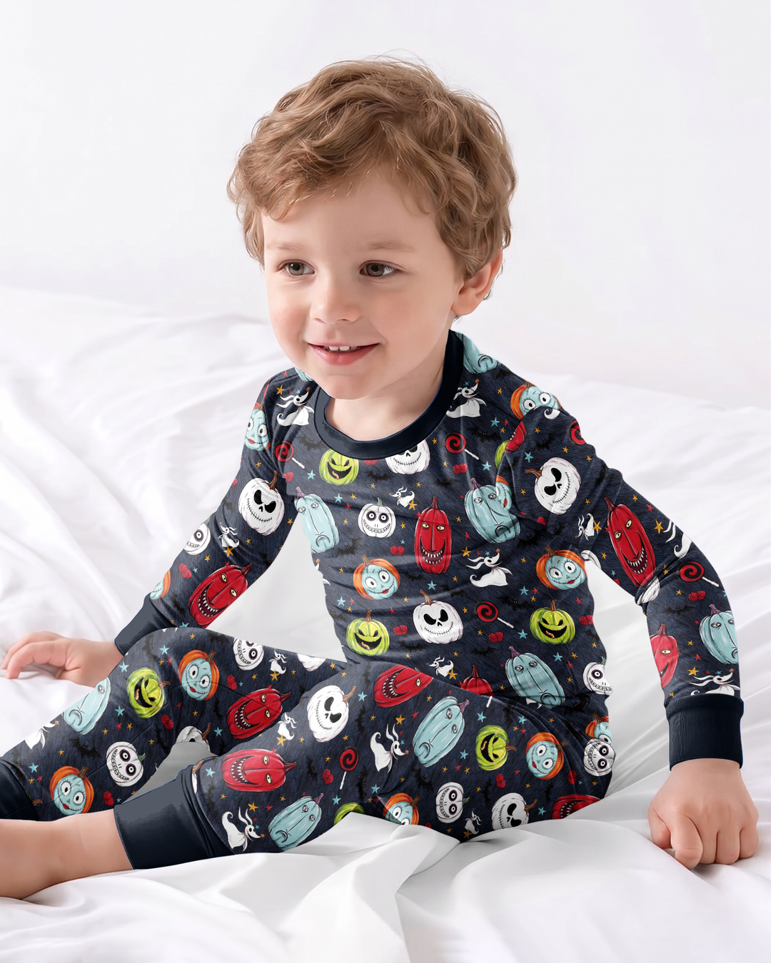Template Bamboo Two Piece Long Sleeve Pyjamas Set