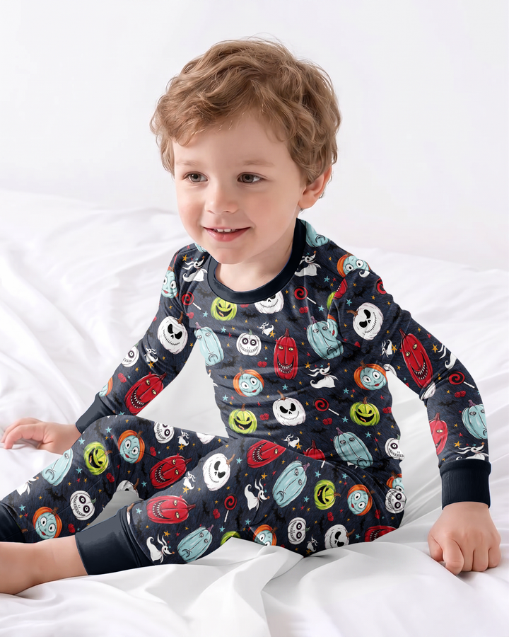 Template Bamboo Two Piece Long Sleeve Pyjamas Set