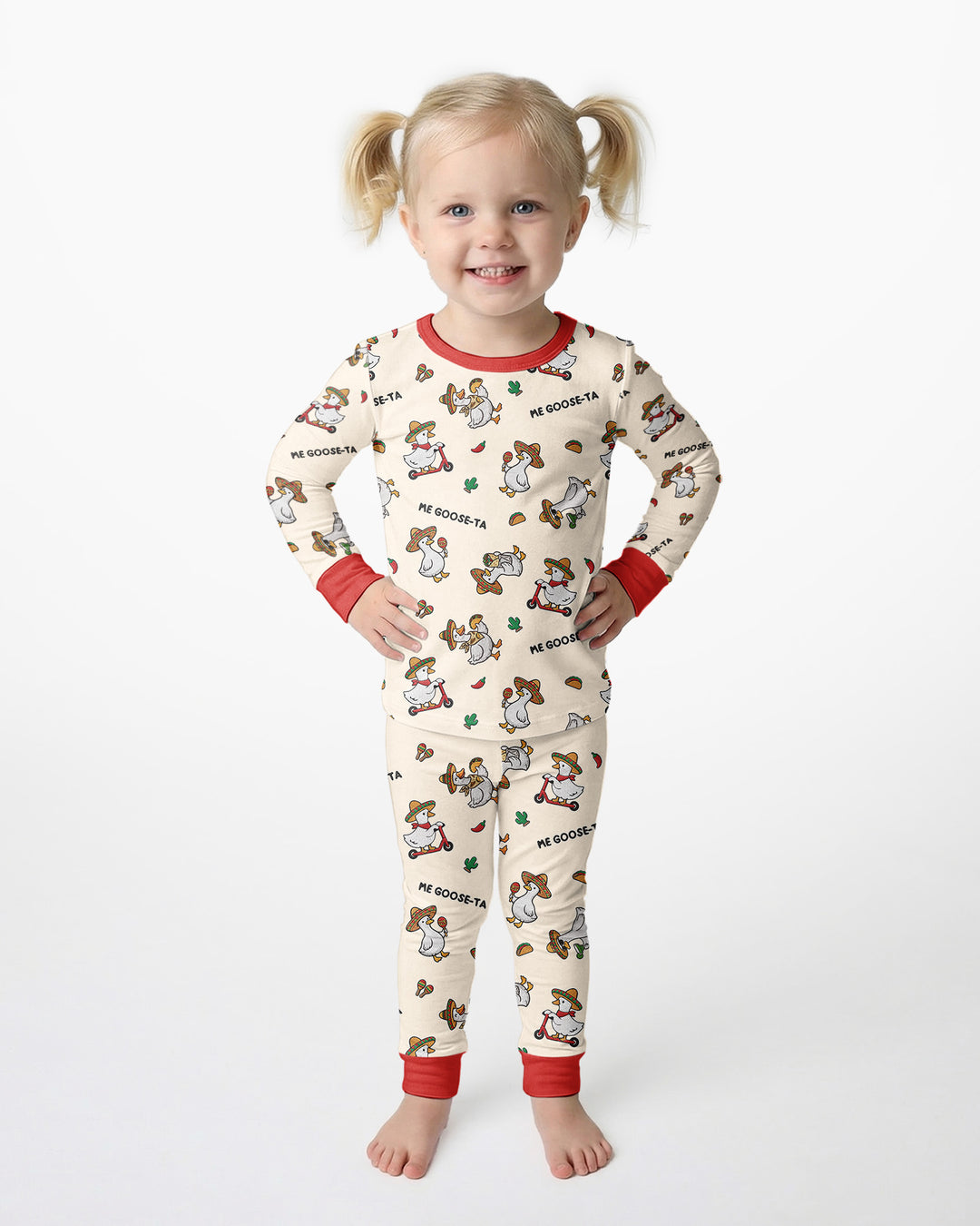 Me-Goose-Ta Bamboo Two Piece Long Sleeve Pajama Set