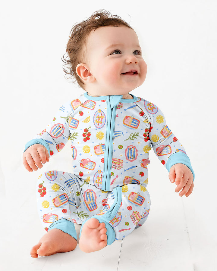 Preppy Sardines Bamboo Convertible Zippy