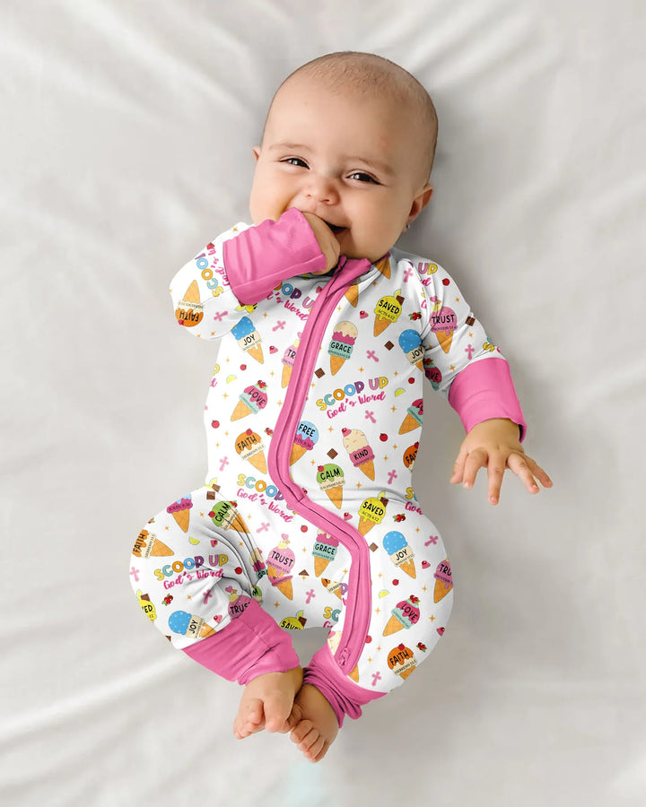 Ice Cream Summer Christian Bamboo Convertible Zippy