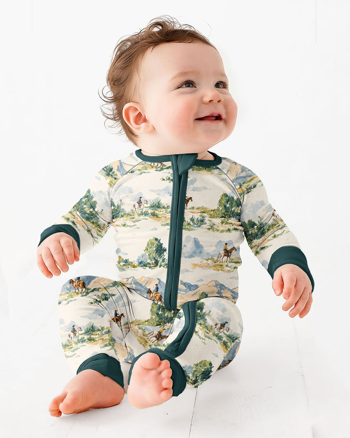 Western Cowboy Landscape Bamboo Convertible Zippy