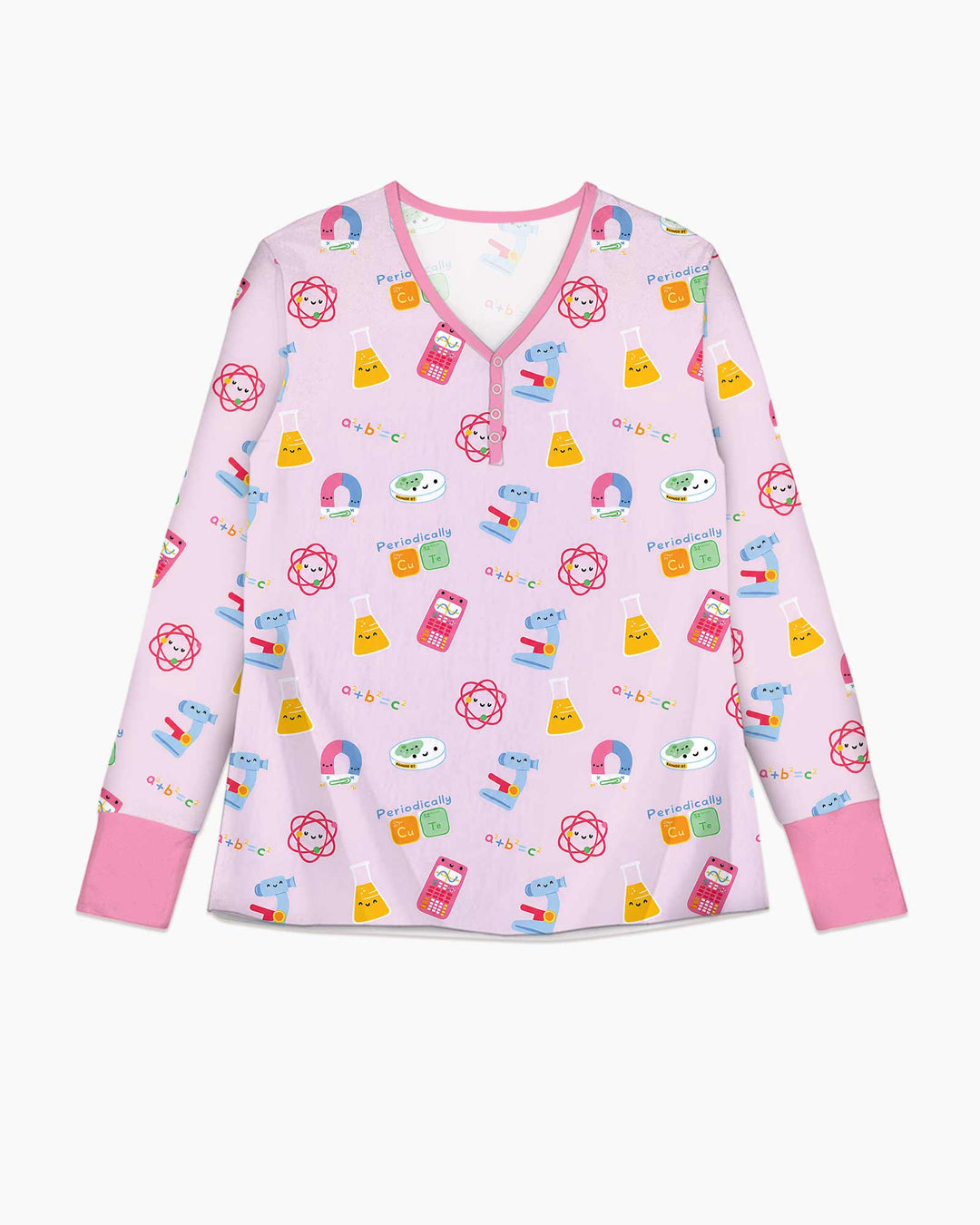 Scientist Lover Family Matching Bamboo Women Pajama Set