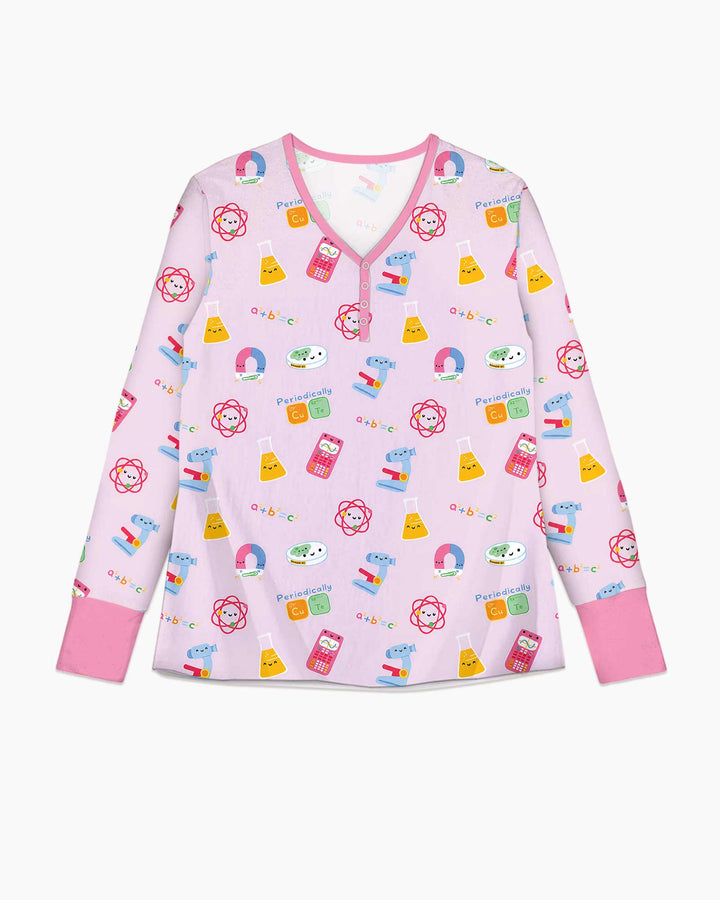 Scientist Lover Family Matching Bamboo Women Pajama Set