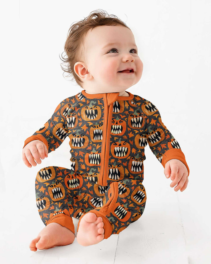 Pumpkin Monsters Bamboo Convertible Zippy