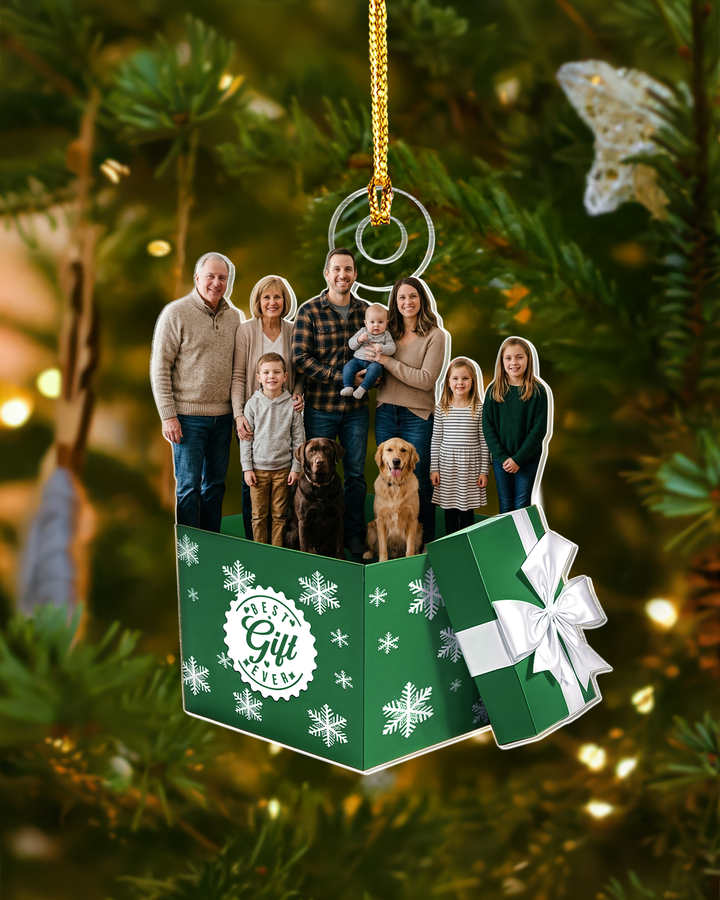Best Gift Ever- Photo Upload Acrylic Ornament