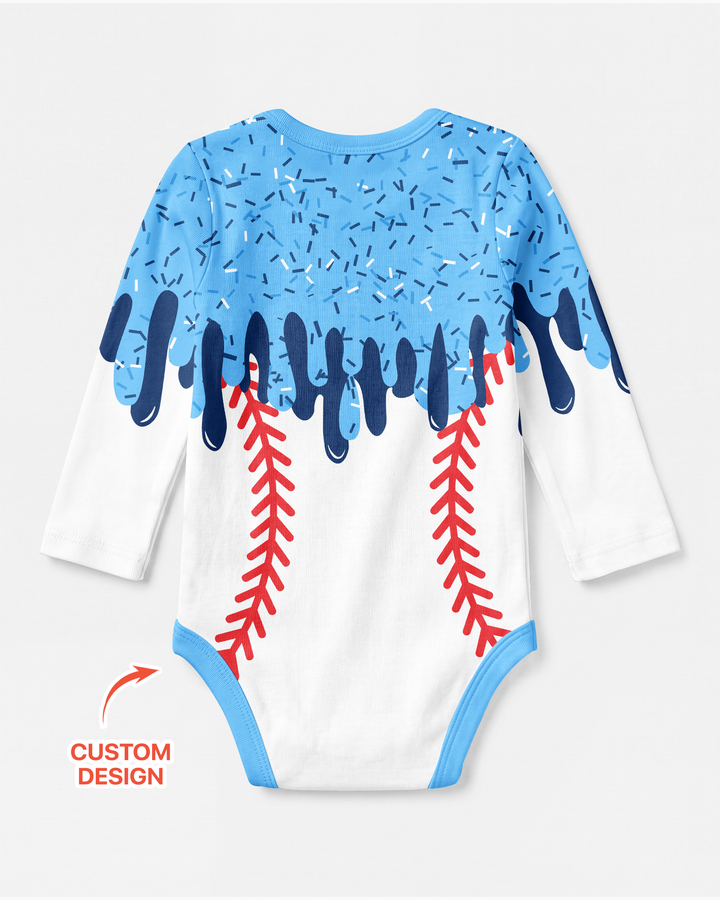 Icecream Drip Scale Bamboo Bodysuit