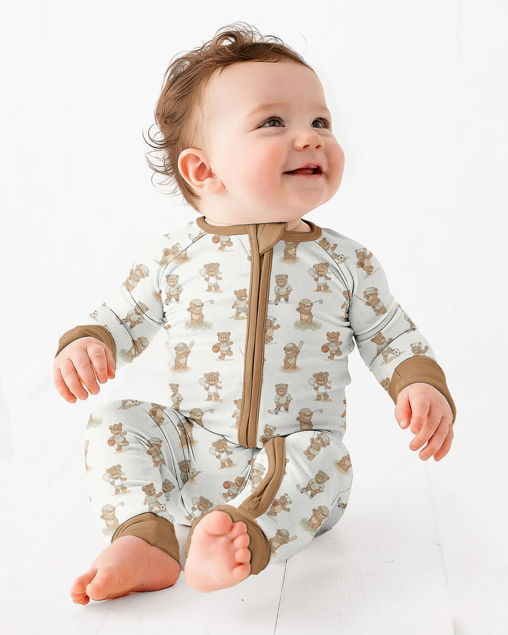 Little Sports Bears Bamboo Convertible Zippy
