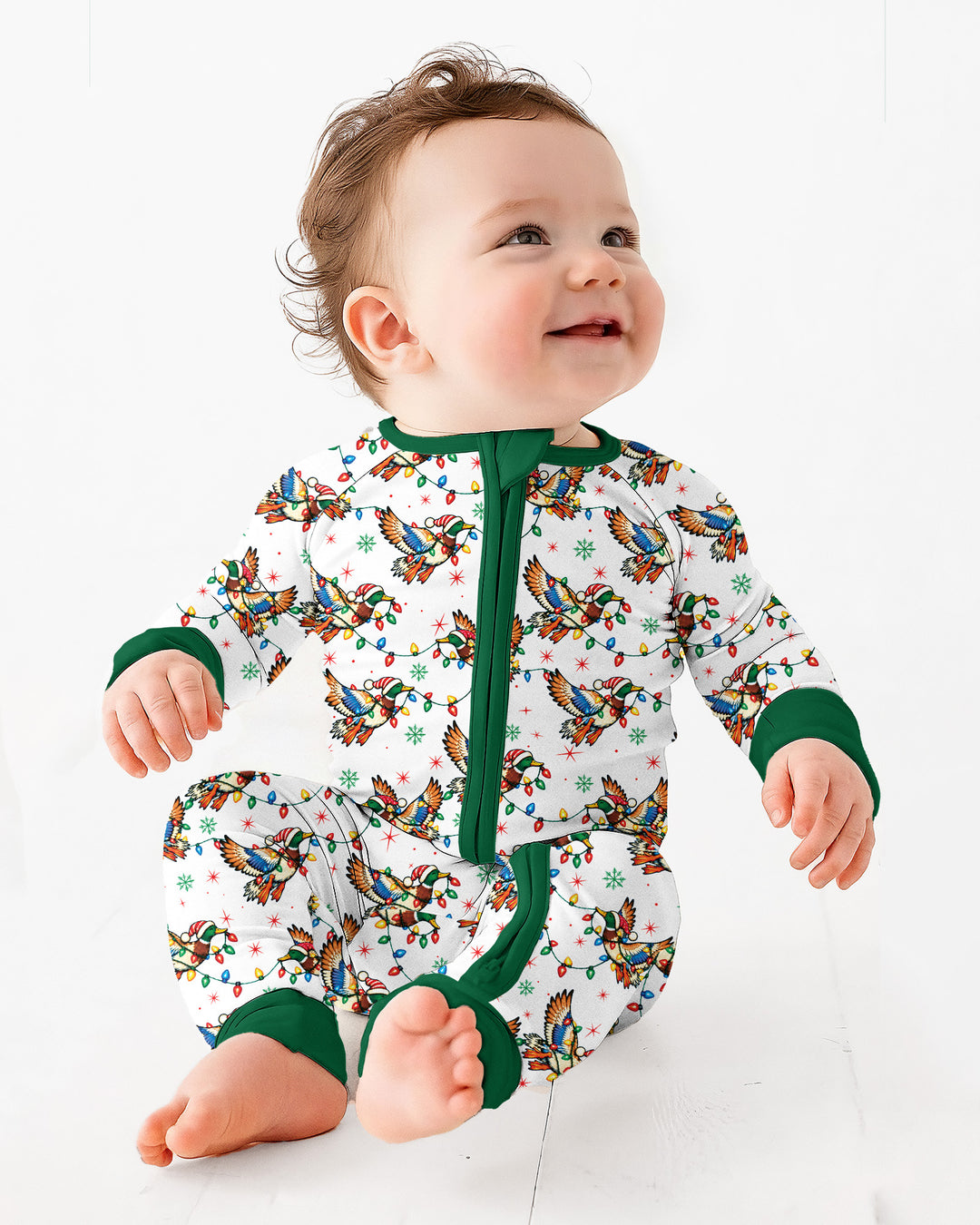 Preppy Christmas Mallard Duck Bamboo Convertible Zippy