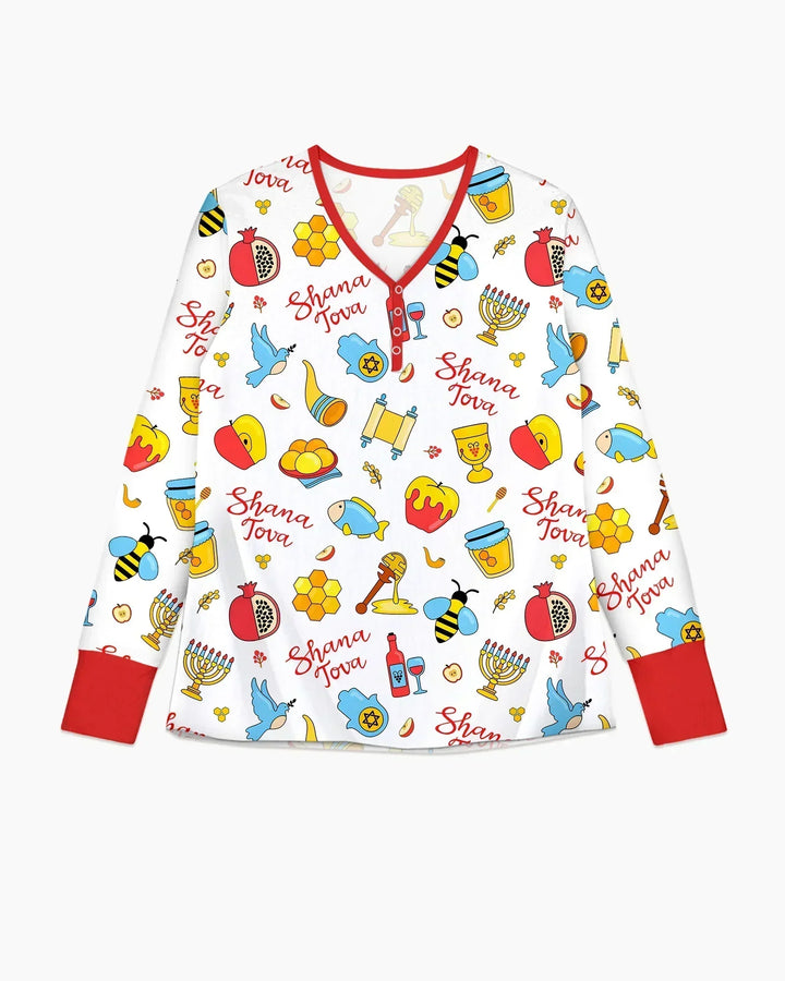 Shanah Tovah U'Metukah  Bamboo Women Pajama Set