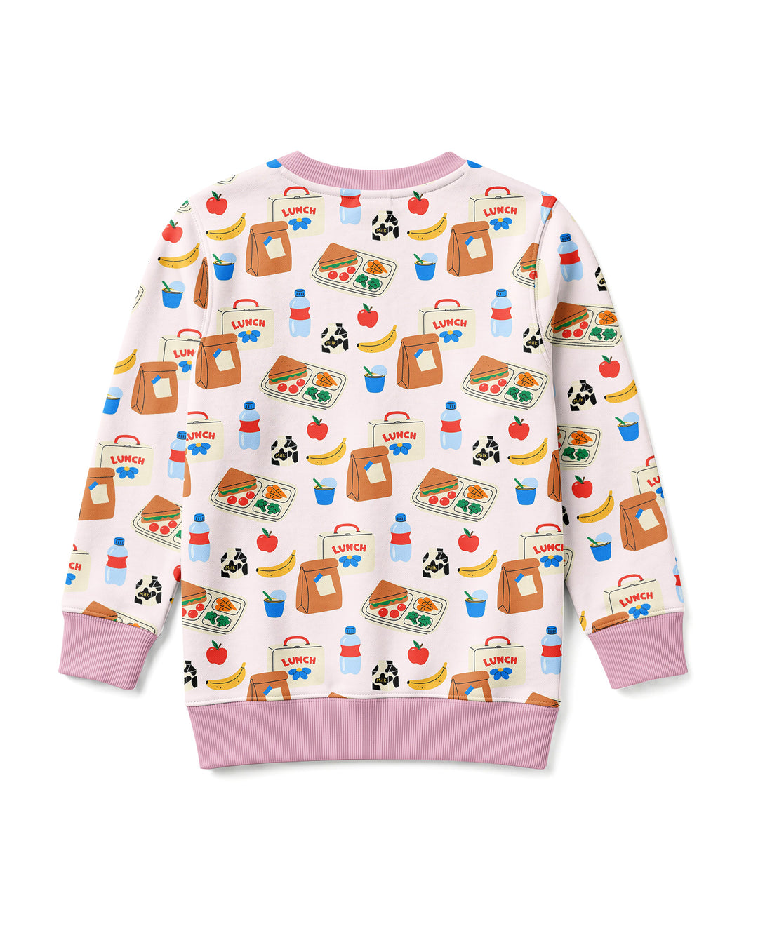 Happy School Lunch Bamboo Adult Crewneck Sweatshirt