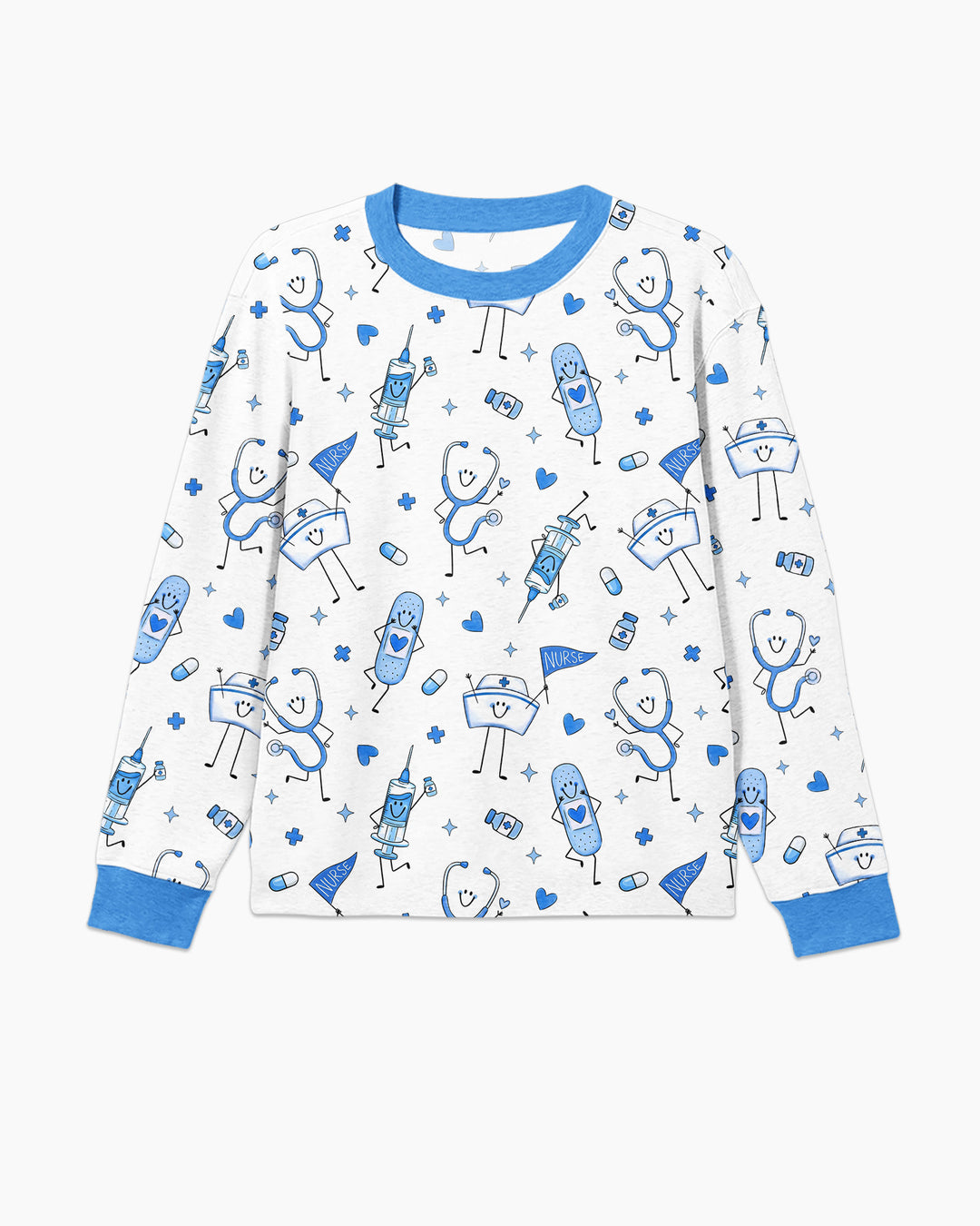 Cute Nurse Crew Bamboo Men's Pajama Set