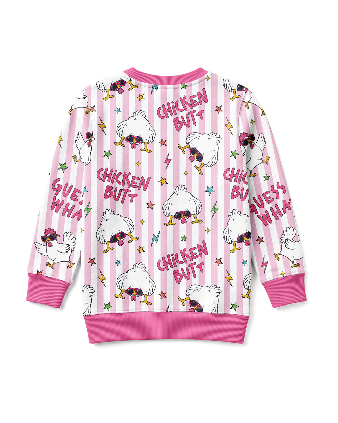 Guess What Chicken Butt! Bamboo Crewneck Sweatshirt
