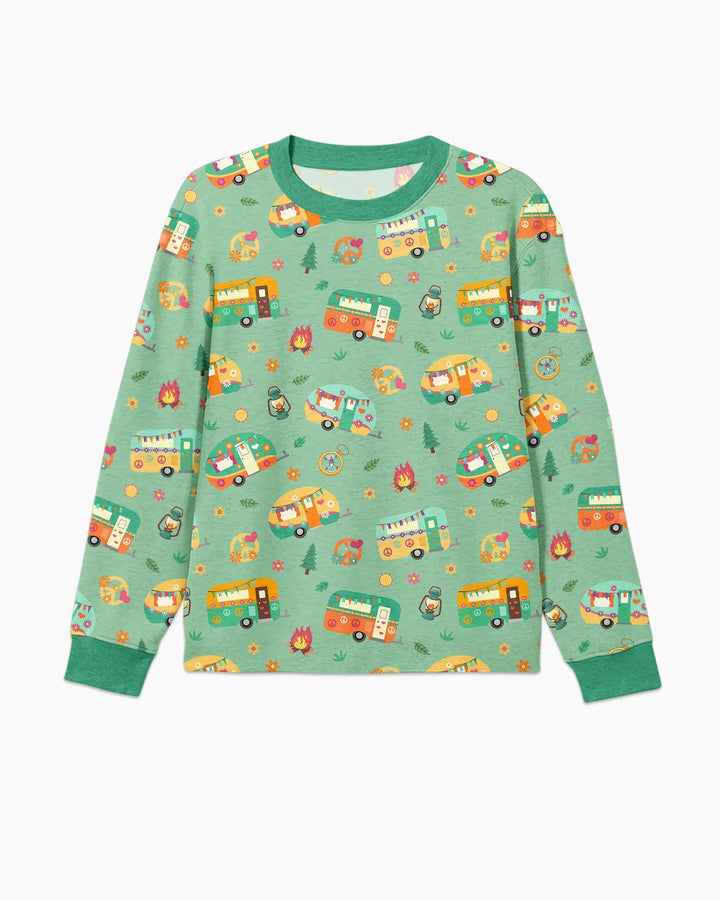 Happy Little Camper Bamboo Men's Pajama Set