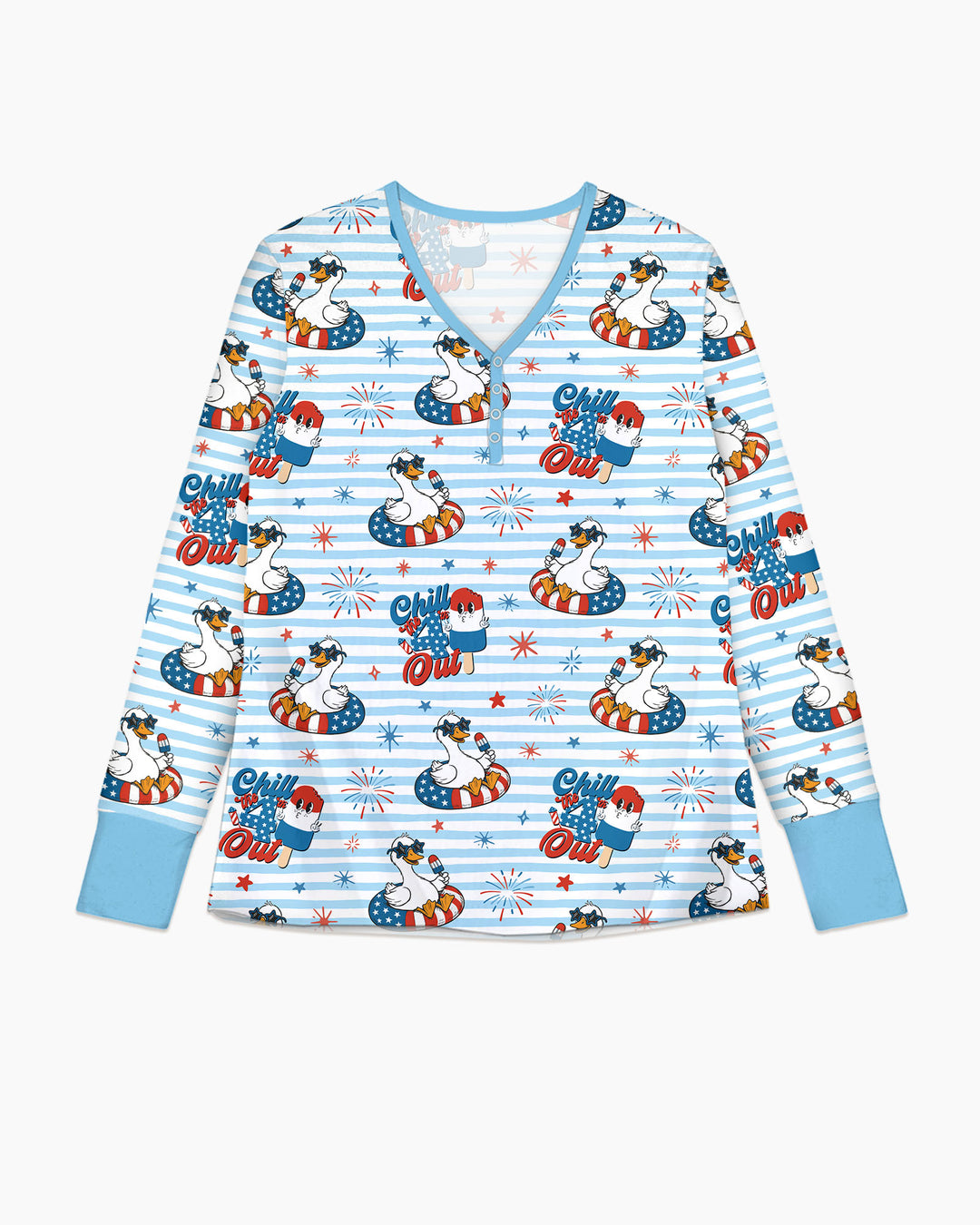 Chill the Fourth Out Bamboo Women Pajama Set