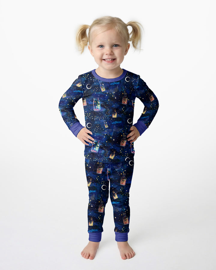 Template Bamboo Two Piece Long Sleeve Pyjamas Set