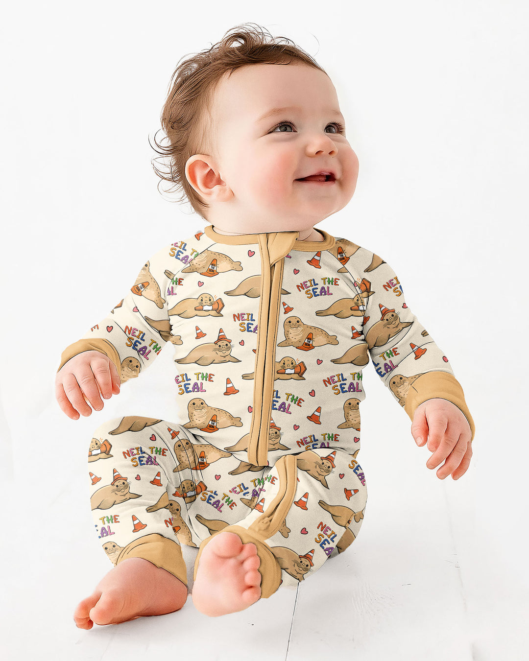 Neil The Seal Bamboo Convertible Zippy