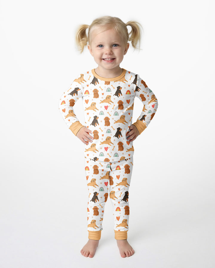 Brown Dogs Bamboo Two Piece Pyjamas Set