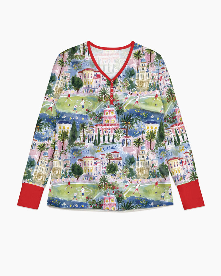 Soccer Tour 2026 Bamboo Women Pajama Set