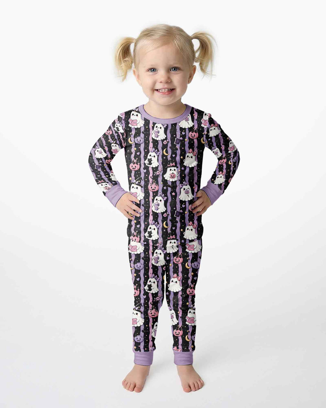 Template Bamboo Two Piece Long Sleeve Pyjamas Set