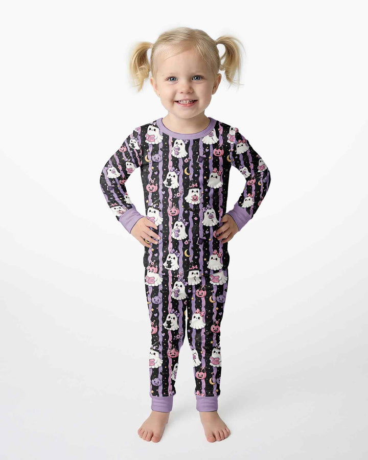 Template Bamboo Two Piece Long Sleeve Pyjamas Set
