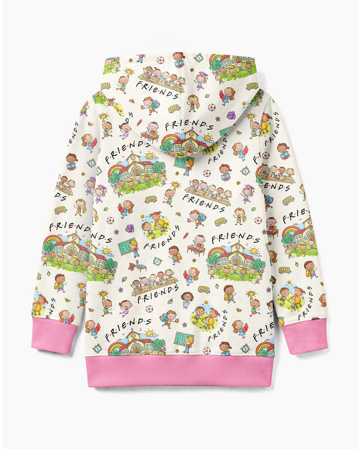 School Friends Forever Bamboo Zip Hoodie