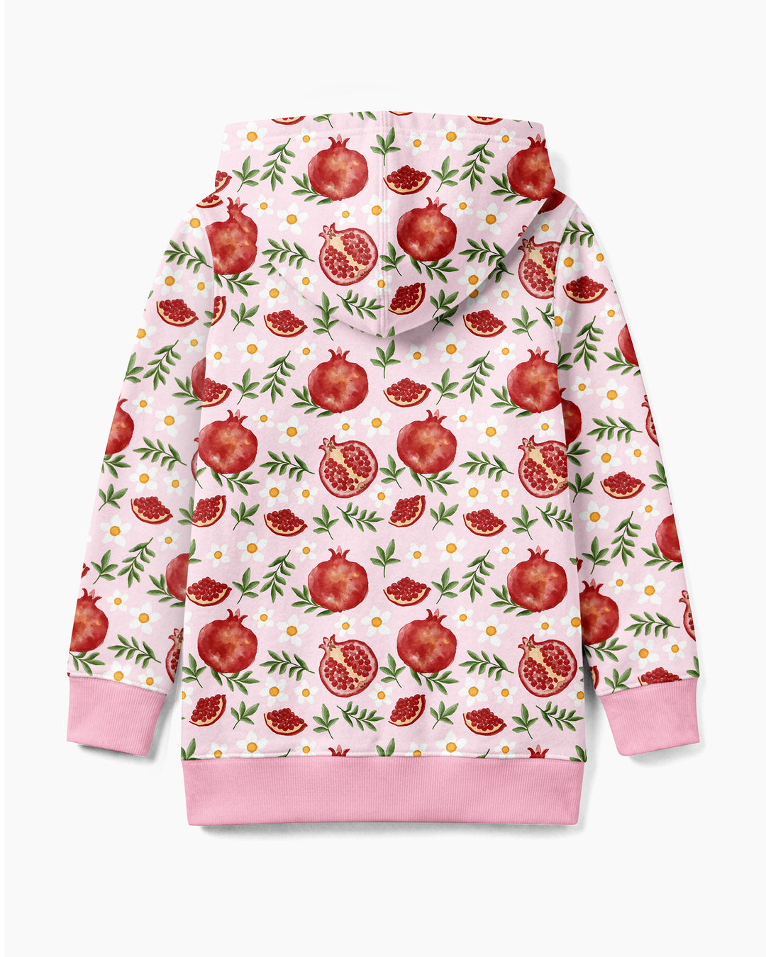 Pomegranate Garden Joy Family Matching Bamboo Zip Hoodie