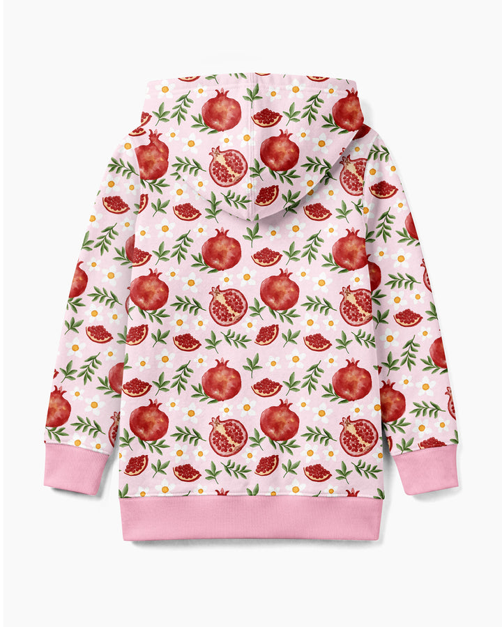 Pomegranate Garden Joy Family Matching Bamboo Zip Hoodie