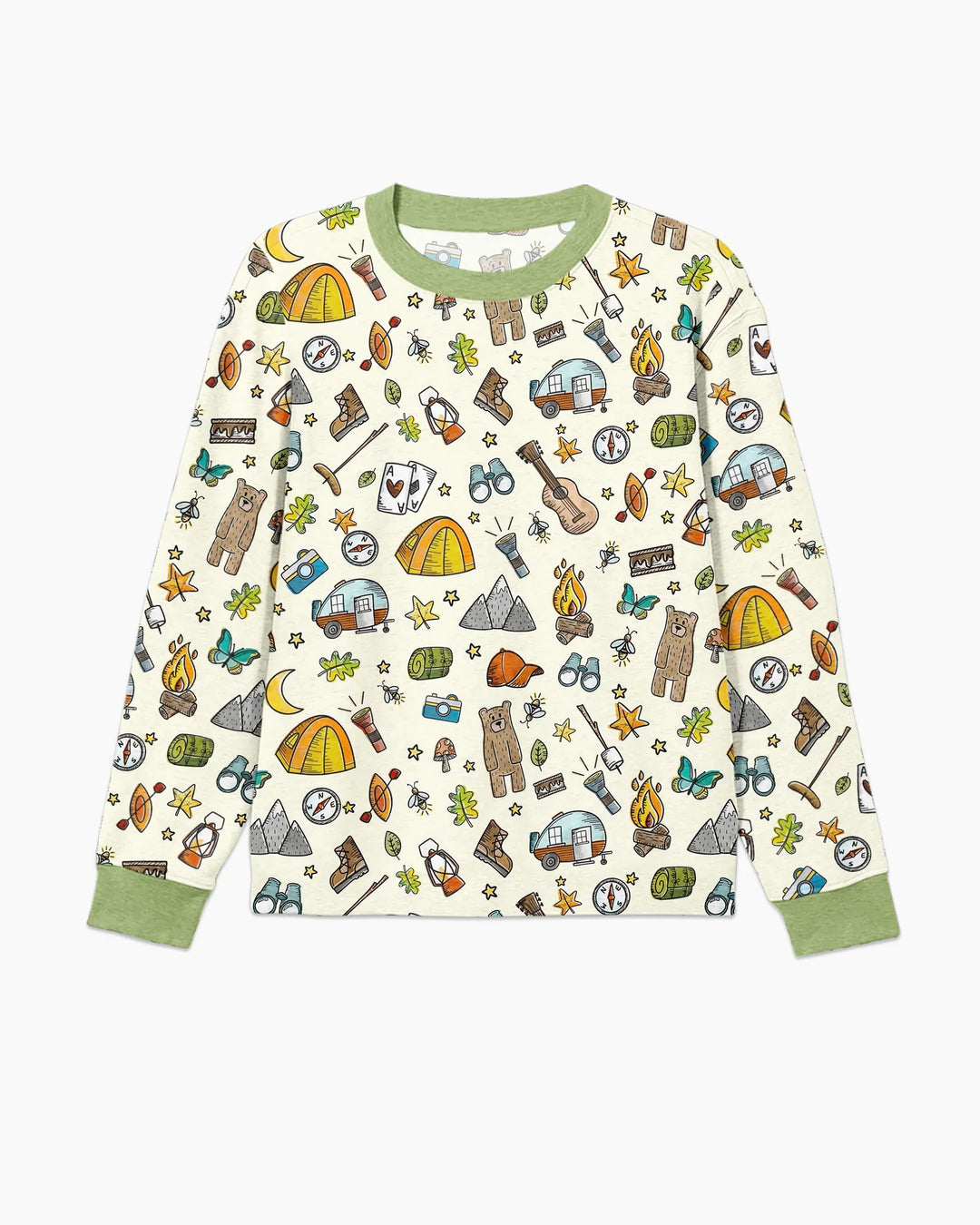Love Camping Matching Family Bamboo Men's Pajama Set