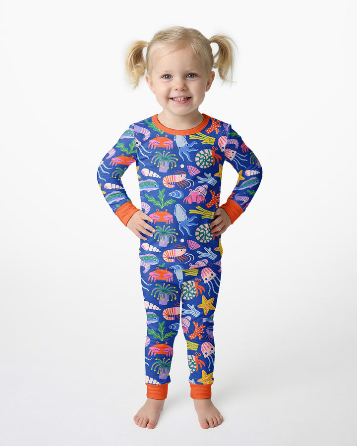 Under the Sea Bamboo Two Piece Long Sleeve Pyjamas Set