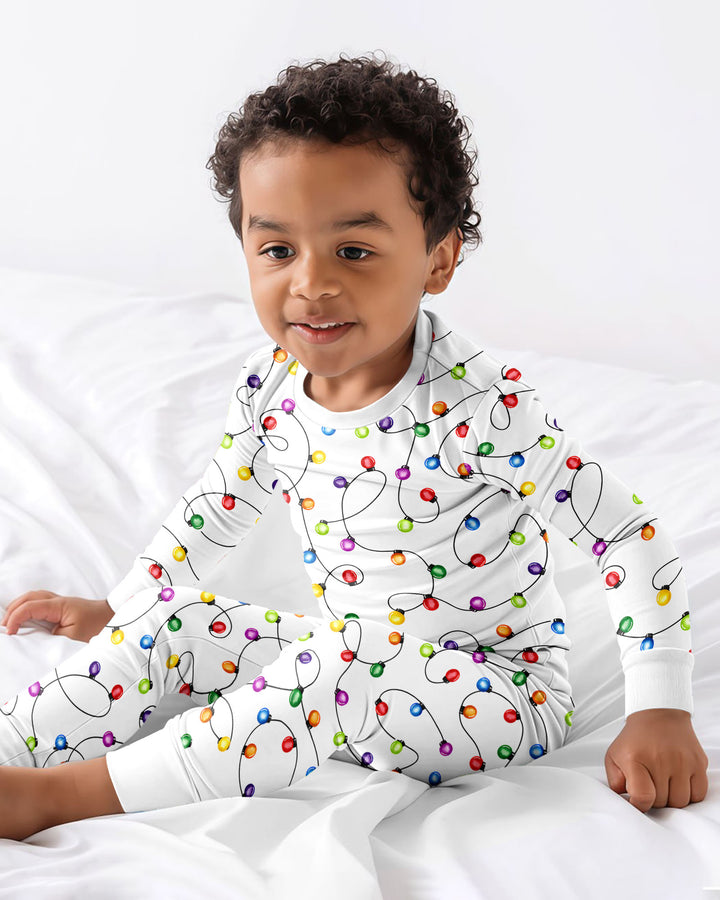 Template Bamboo Two Piece Long Sleeve Pyjamas Set
