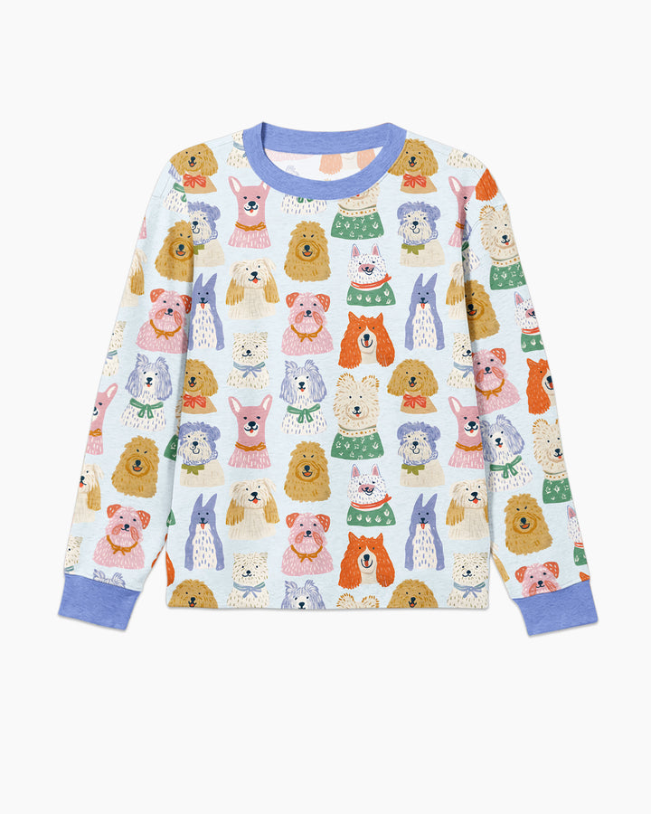 Puppy Portrait Bamboo Men's Pajama Set