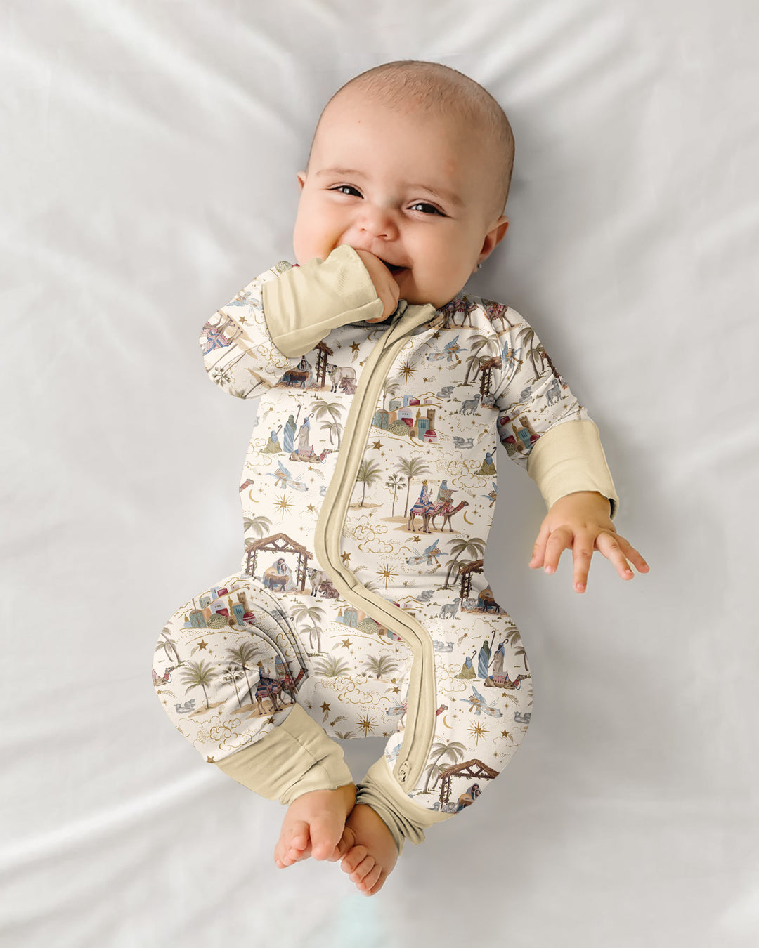 Silent Night Nativity Bamboo Convertible Zippy