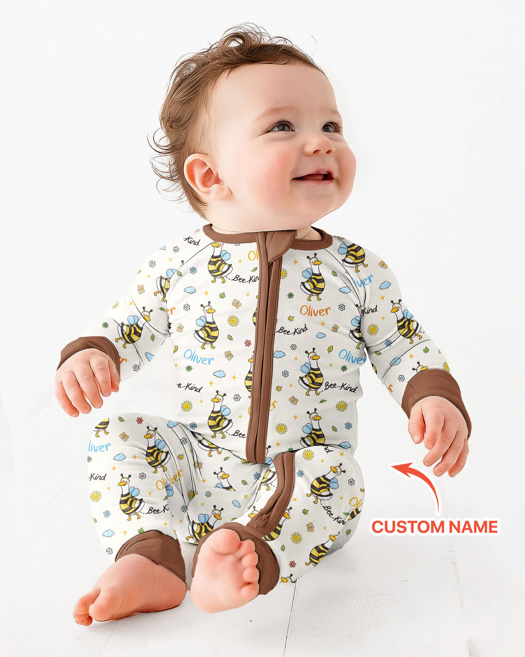 Custom Name Bee Kind The Goose Bamboo Convertible Zippy