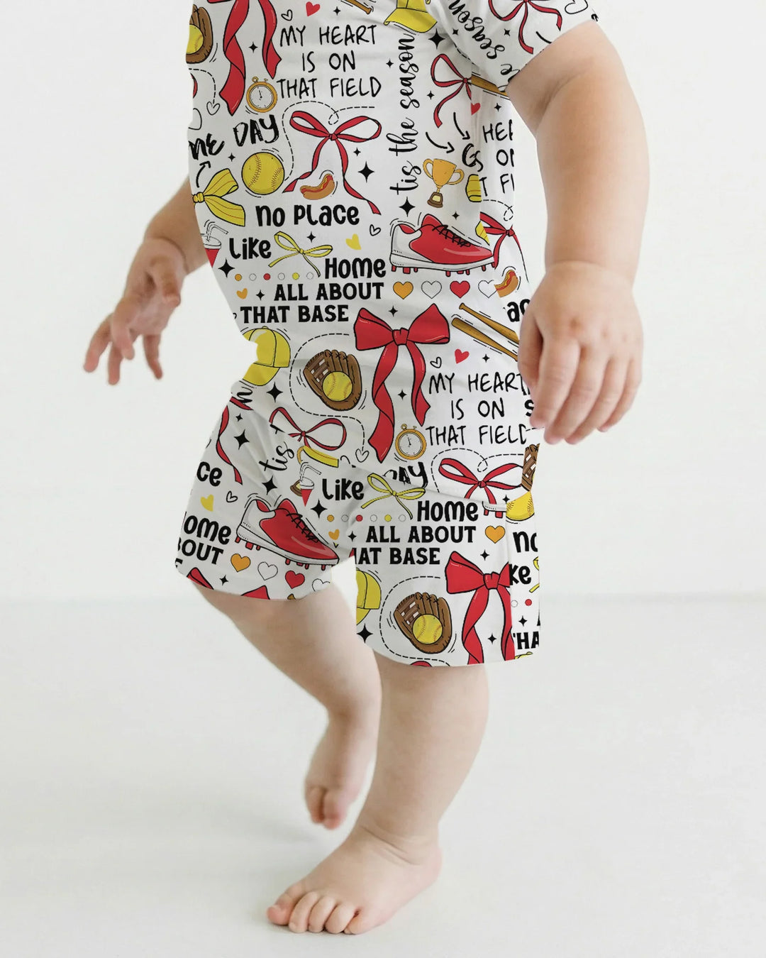 All About That Base Bamboo Two Piece Short Sleeve Shorts Pajama Set