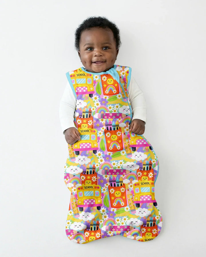 Retro Happy Classroom Bamboo Sleep Bag