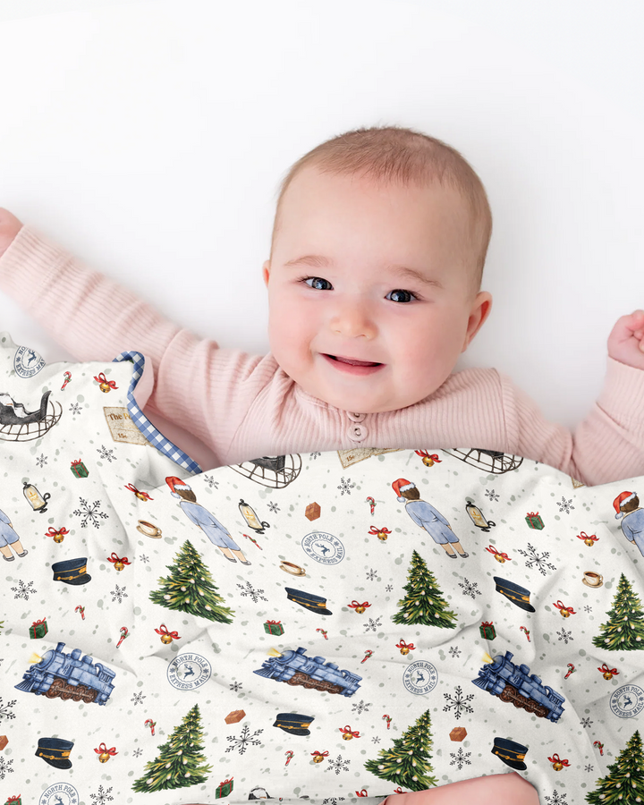North Pole Adventure Bamboo Blanket