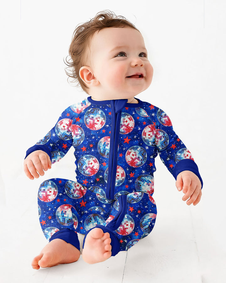 USA Disco Balls Bamboo Convertible Zippy