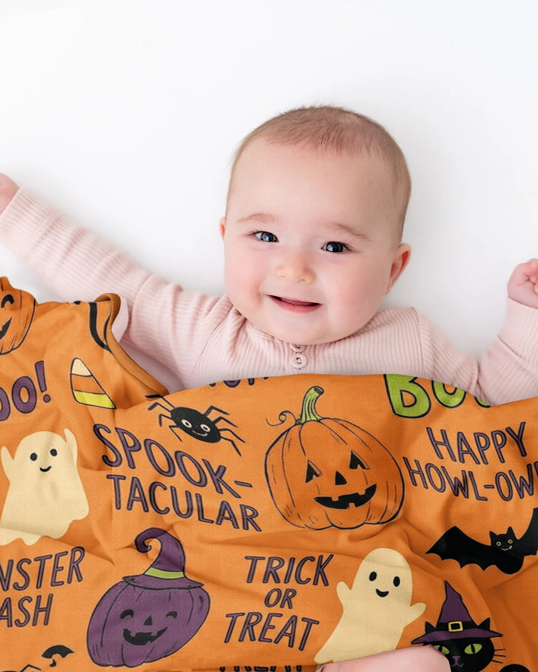 Spooky Paw Cuddles Bamboo Blanket