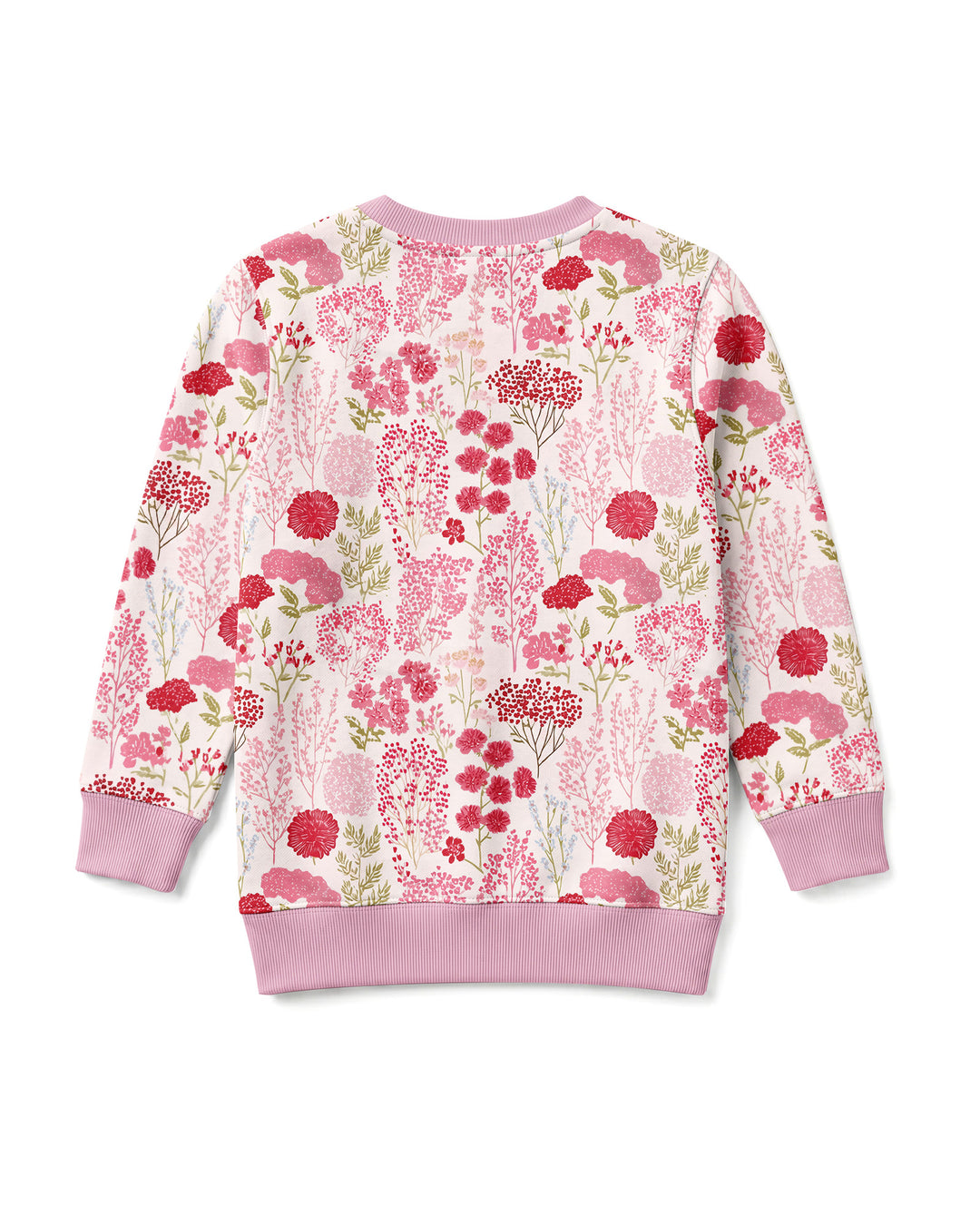 Blushing Wildflowers Bamboo Crewneck Sweatshirt