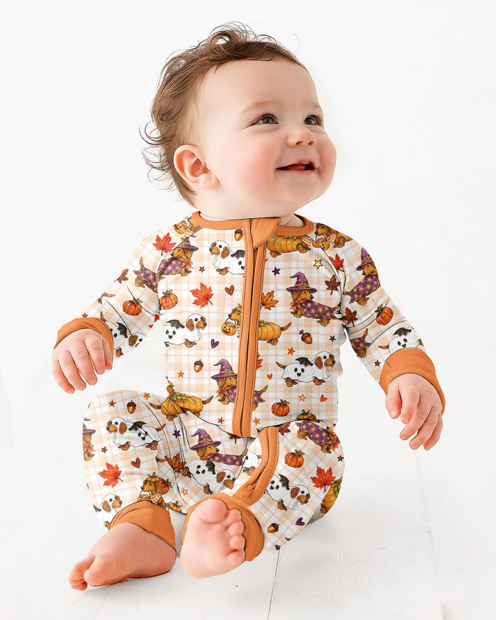 Spooky Dachshund Bamboo Convertible Zippy